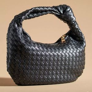 Anthropologie Brigitte Satchel Bag Teen Jodie Bag Black - large